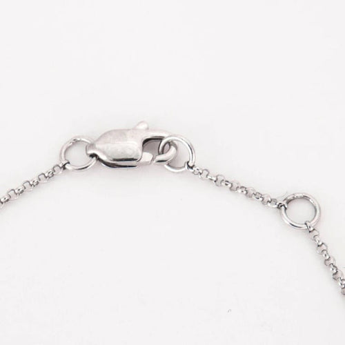 Bracelet STEFFERE - Bracelet motif bouche en or blanc et saphirs roses 58 Facettes