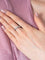 Bague 54 Alliance tour complet - Bague en platine et diamants 58 Facettes