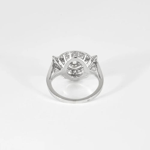 Bague 56 Bague Art déco - Diamants en platine vers 1925 58 Facettes