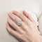 Bague 56 Bague Art déco - Diamants en platine vers 1925 58 Facettes