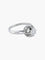Bague 53 Solitaire rétro - Bague en or blanc 750 sertie d’un diamant 0,10 ct 58 Facettes