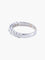 Bague 52 Demi-alliance - Bague en or blanc 750 sertie de diamants 58 Facettes