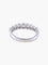 Bague 52 Demi-alliance - Bague en or blanc 750 sertie de diamants 58 Facettes