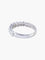 Bague 52 Demi-alliance - Bague en or blanc 750 sertie de diamants 58 Facettes