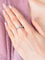 Bague 52 Demi-alliance - Bague en or blanc 750 sertie de diamants 58 Facettes