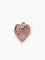 Pendentif Pendentif cœur porte-photo ancien en or jaune et or rose 18 carats 58 Facettes