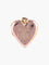 Pendentif Pendentif cœur porte-photo ancien en or jaune et or rose 18 carats 58 Facettes