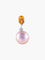Boucles d'oreilles Boucles d’oreilles en or blanc 585, perles, citrines et diamants 58 Facettes