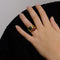 Bague 50 Poiray Double jonc - Bague en or jaune 18 ct rubis et émeraude 58 Facettes 1