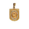 Pendentif Médaille Art nouveau - Vierge Marie en or jaune 750 58 Facettes