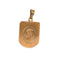 Pendentif Médaille Art nouveau - Vierge Marie en or jaune 750 58 Facettes