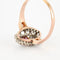 Bague 55 Bague ancienne rubis et diamants en or jaune 18 carats 58 Facettes