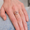 Bague 55 Bague ancienne rubis et diamants en or jaune 18 carats 58 Facettes