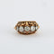 Bague 48 Bague tank jarretière 1940 en or jaune 18K et diamants 58 Facettes