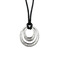 Pendentif Pendentif en or blanc 18 carats et diamants baguette 58 Facettes