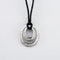 Pendentif Pendentif en or blanc 18 carats et diamants baguette 58 Facettes