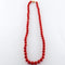 Collier Collier boules de corail rouge en or jaune 750 58 Facettes