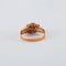 Bague 55.5 Bague ancienne en or rose 750 sertie de demi-perles 58 Facettes