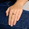Bague 55.5 Bague ancienne en or rose 750 sertie de demi-perles 58 Facettes