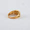Bague 57 Bague Art nouveau en or jaune 750 sertie d’un diamant 58 Facettes