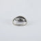 Bague 54 Bague en or blanc 750 pavée de diamants noirs et blancs 58 Facettes