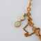 Collier Collier draperie en or jaune 18 ct et opales 58 Facettes