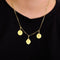 Collier Collier 3 médailles religieuses en or jaune 58 Facettes