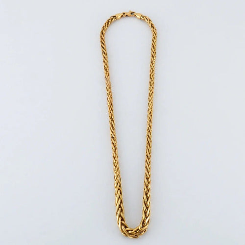 Collier Collier maille palmier en or 750 58 Facettes