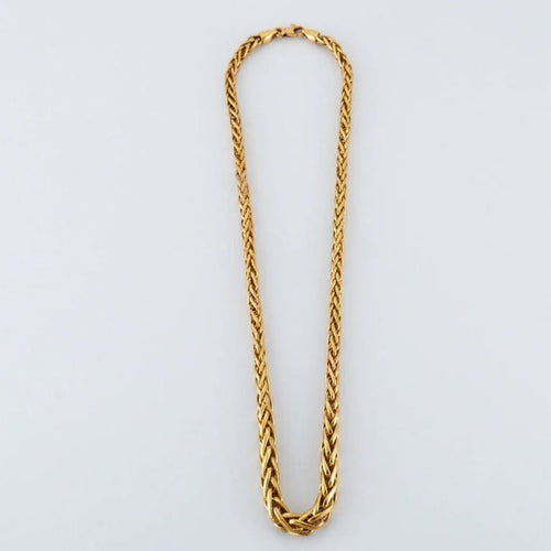 Collier Collier maille palmier en or 750 58 Facettes