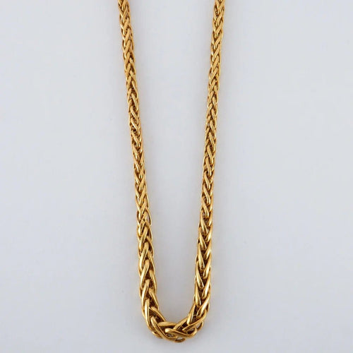 Collier Collier maille palmier en or 750 58 Facettes