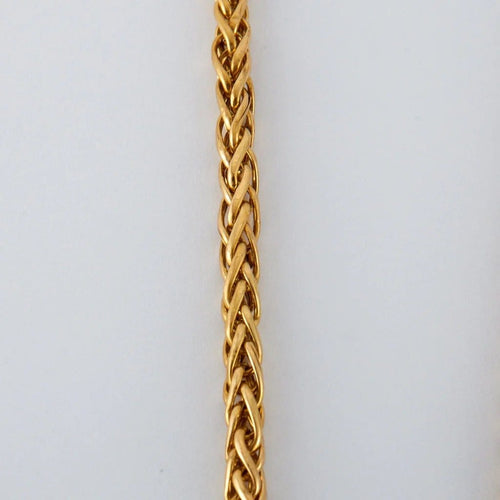 Collier Collier maille palmier en or 750 58 Facettes