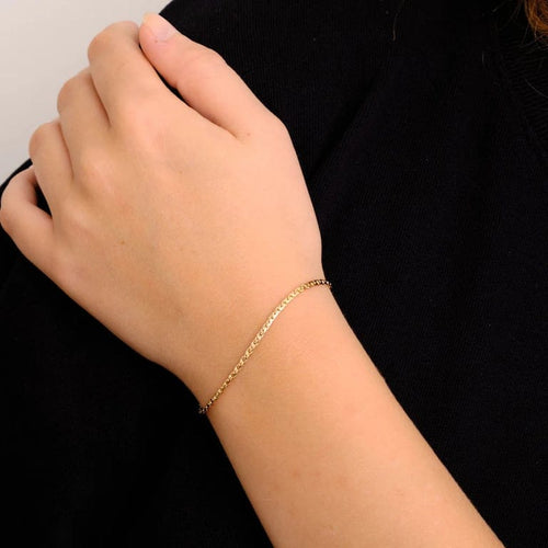 Bracelet Bracelet en or rose 750 58 Facettes