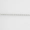 Collier Pendentif sur chaîne en or blanc 18 carats et diamants 58 Facettes