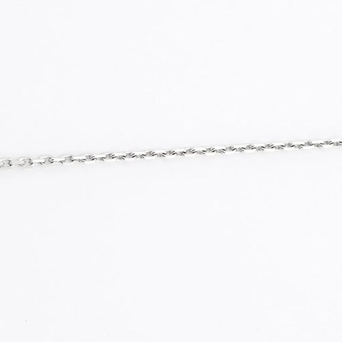 Collier Pendentif collier - Pendentif en or blanc 18 K et diamants 58 Facettes