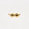 Broche Broche ancienne en or jaune 18K avec onyx et perles fines 58 Facettes