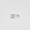 Bague 49 Bague solitaire en or blanc 18K avec diamant 0,18 ct 58 Facettes