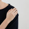 Bague 49 Bague solitaire en or blanc 18K avec diamant 0,18 ct 58 Facettes