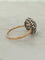 Bague 54 Bague Pompadour ancienne en or 750, saphir cabochon et diamants 58 Facettes