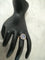 Bague 54 Bague Pompadour saphir cabochon et diamants en or jaune et or blanc 58 Facettes