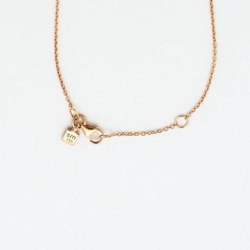 Collier Selim Mouzannar Istanbul - Collier étoile en or rose, tourmaline et diamants 58 Facettes