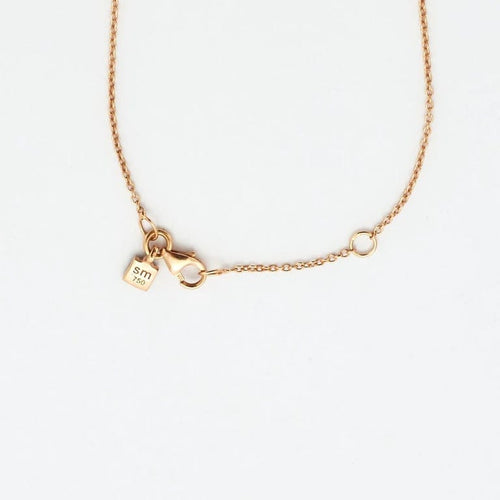 Collier Selim Mouzannar Istanbul - Collier étoile en or rose, tourmaline et diamants 58 Facettes