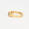 Bague 55 Bague jarretière ancienne en or jaune, rubis et diamants 58 Facettes