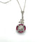 Collier Collier Belle Époque en or blanc 18 ct et diamants 58 Facettes