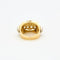 Bague 44 Bague tank pont en or jaune et platine, diamants 58 Facettes