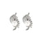 Boucles d'oreilles Boucles d’oreilles anciennes en or blanc et platine avec perles et diamants 58 Facettes