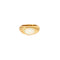 Bague 54.5 Bague godron en or jaune et opale arlequin 58 Facettes