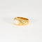 Bague 54.5 Bague godron en or jaune et opale arlequin 58 Facettes