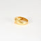 Bague 54.5 Bague godron en or jaune et opale arlequin 58 Facettes