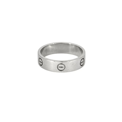 Bague 60 Cartier Love - Alliance en or blanc 18 carats 58 Facettes