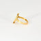 Bague 56 Bague cartouche égyptien en or jaune 58 Facettes